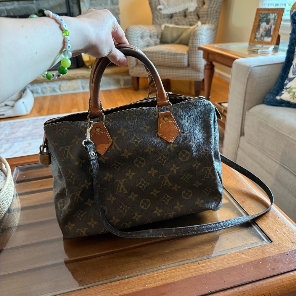 Vintage Louis Vuitton Speedy 30 Canvas Handbag